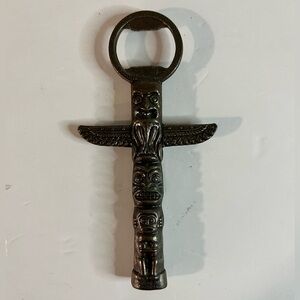 Vintage Totem Pole Souvenir Bottle Opener – British Columbia Collectible